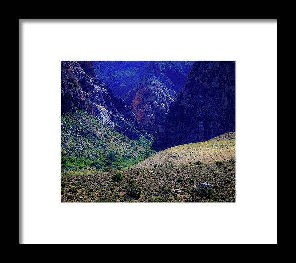  Framed Print featuring the photograph Heart of the Mountains by Rodney Lee Williams