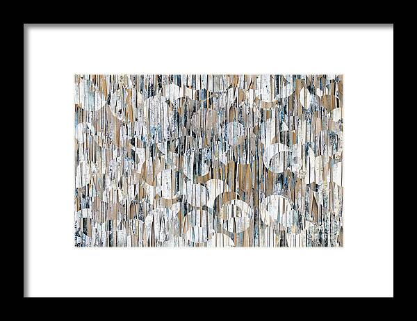 White Framed Print featuring the mixed media Hebrews 4 12. The Word. by Mark Lawrence