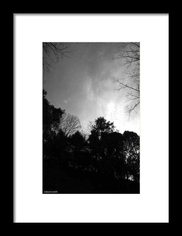 Hello Darkness Framed Print featuring the photograph Hello Darkness by Edward Smith