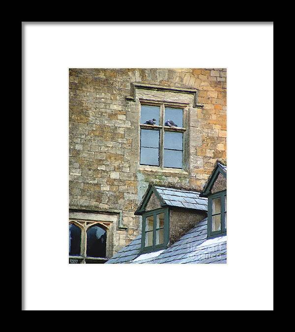 Stow-in-the-wold Framed Print featuring the photograph High Church Perch by Brian Watt