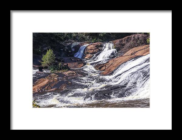 High Falls State Park Framed Print featuring the photograph High Falls Falls by Ed Williams