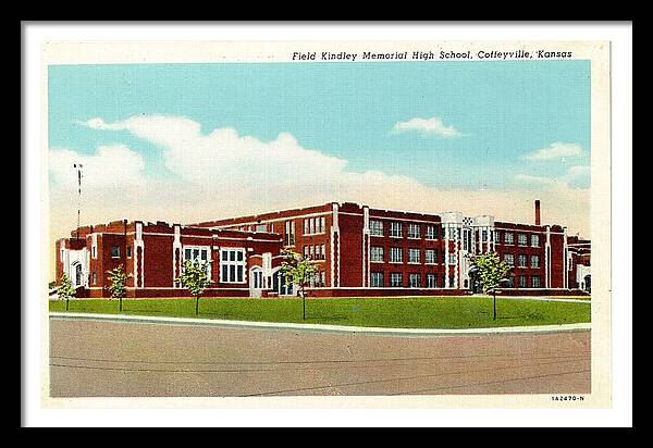 High School Coffeyville Kansas by Mel Thompson