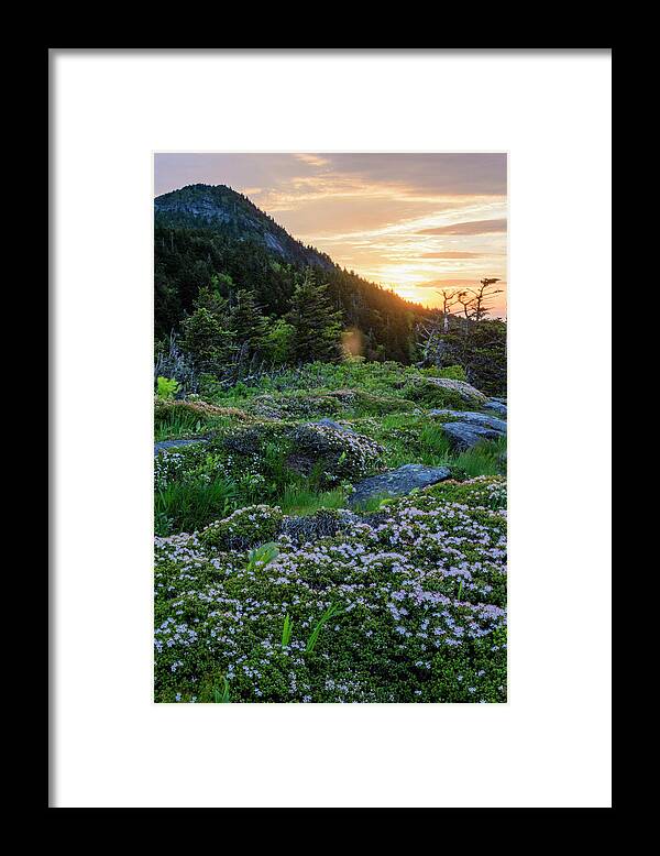 Blue Ridge Mountains Framed Print featuring the photograph Highland Sunrise by Melissa Southern