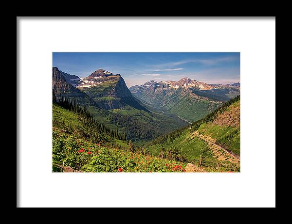 Highland Trail Framed Print featuring the photograph Highline Vista by Darlene Bushue