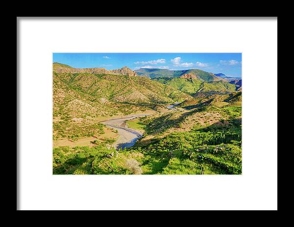 Africa Framed Print featuring the photograph Hillside near Axum by Matt Cohen