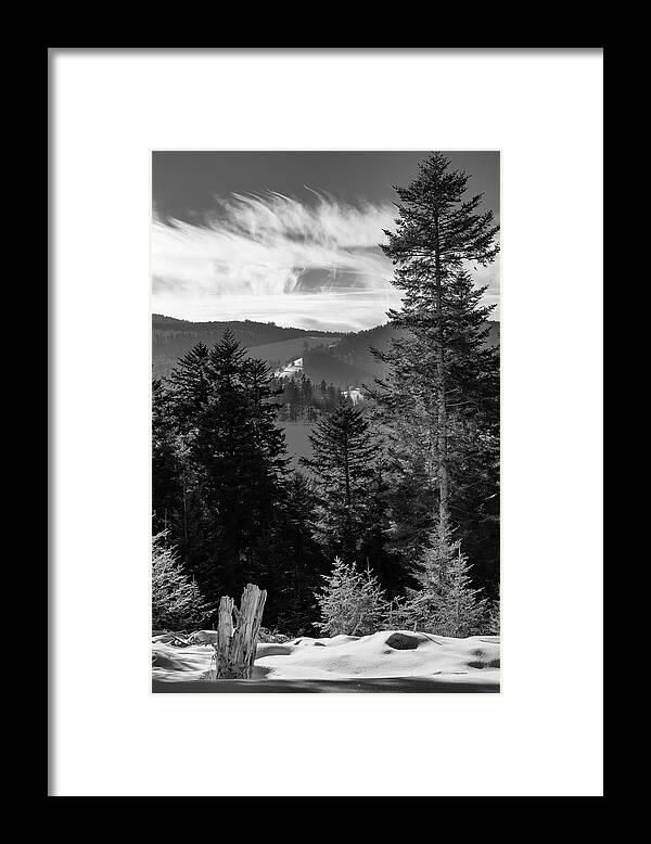 Hintergrundbach Framed Print featuring the photograph Hintergrundbach, Muenstertal, Schwarzwald by Ioannis Konstas