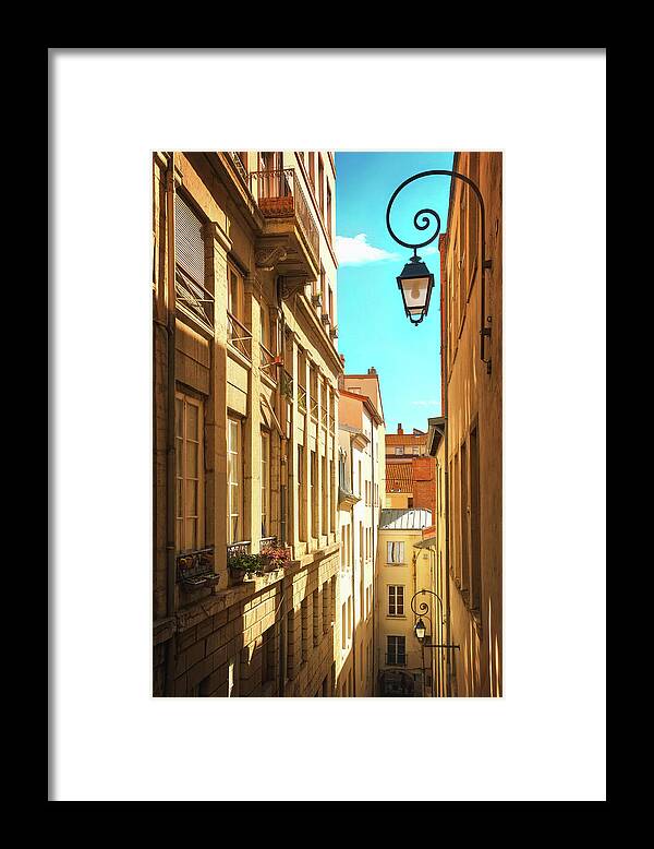 Lyon Framed Print featuring the photograph Historic Passage Thiaffait Lyon France by Carol Japp