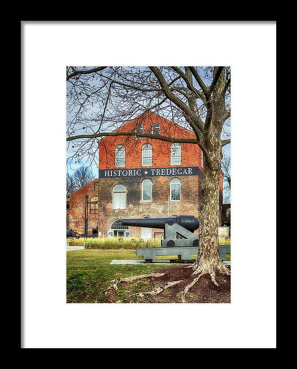 Richmond Framed Print featuring the photograph Historic Tredegar - Richmond Virginia by Susan Rissi Tregoning