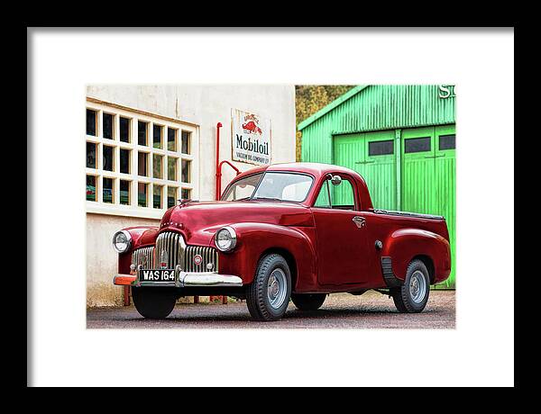 Holden Framed Print featuring the painting Holden Pickup by Christopher Arndt