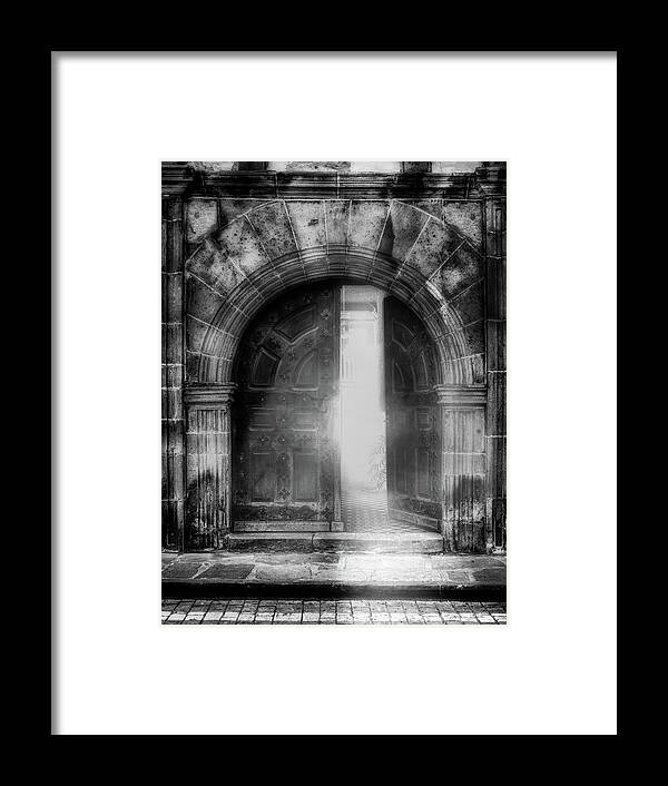Door Framed Print featuring the photograph Holloway Jail by Micah Offman