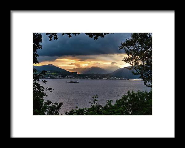 Scotland Framed Print featuring the photograph Home Before Dark by Martyn Boyd