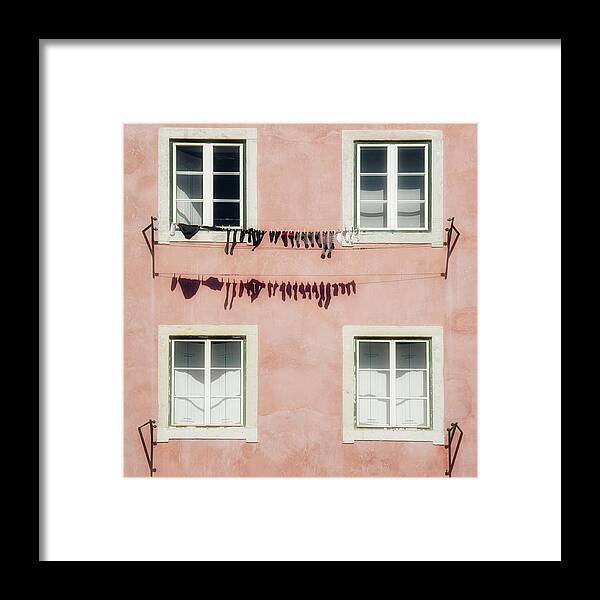 Pink Framed Print featuring the photograph Homegrown sundial by Micah Offman