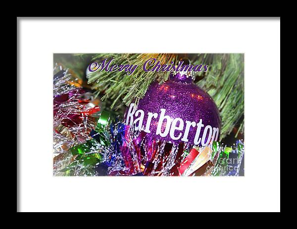Barberton Framed Print featuring the photograph Hometown bulb by Darrell Foster