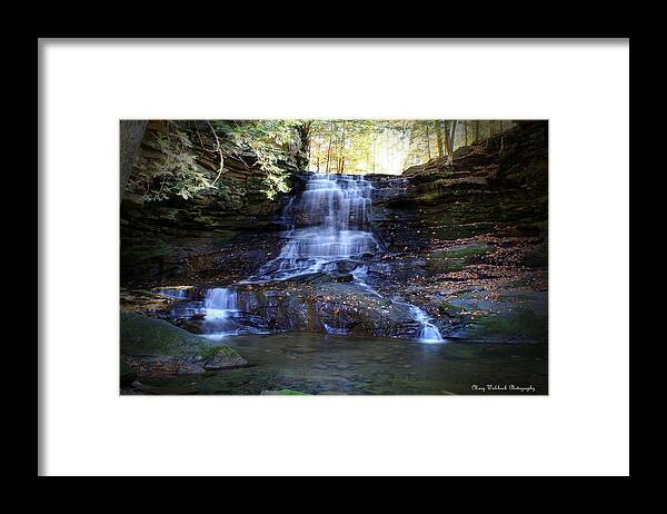 Nature Framed Print featuring the photograph Honey Run Falls by Mary Walchuck