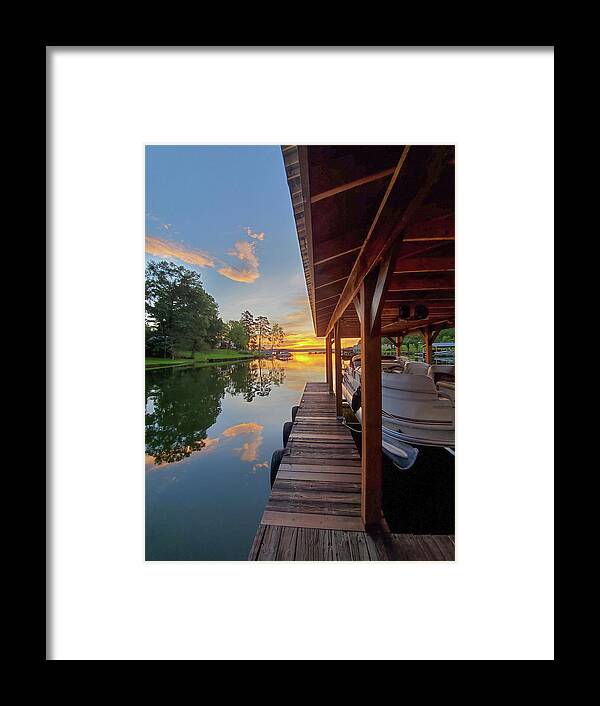 Lake Framed Print featuring the photograph Hooks by Ed Williams
