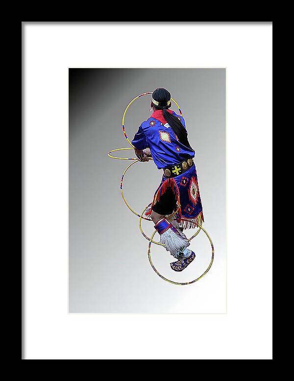  Framed Print featuring the photograph Hoop Dance by Al Judge