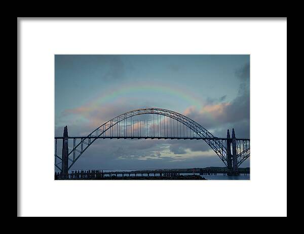 Hope Framed Print featuring the photograph Hope Bridge by Bill Posner