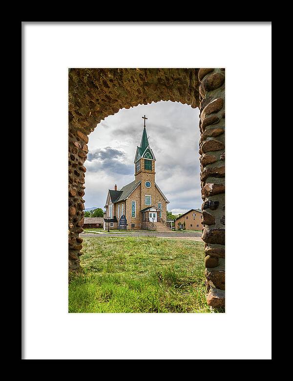 2020 Framed Print featuring the photograph Hope Lutheran Church, Westcliffe, CO by Tim Stanley