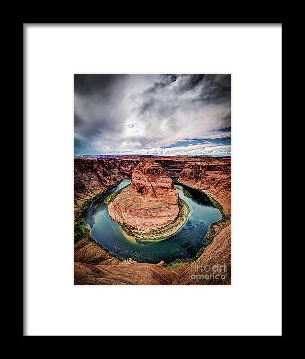 Arizona Framed Print featuring the photograph Horseshoe Bend 1205 by Kenneth Johnson