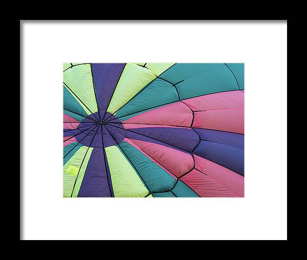 New Jersey Framed Print featuring the photograph Hot Air Balloon Patterns by Kristia Adams