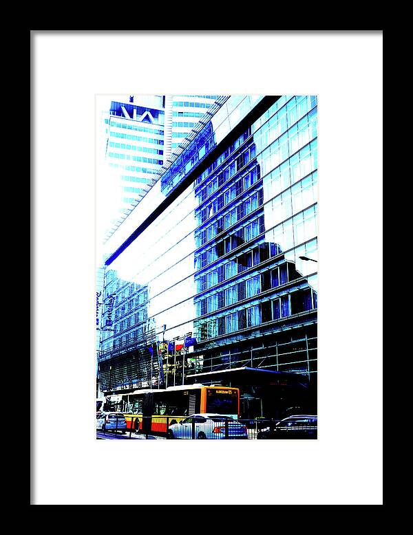 Hotel Framed Print featuring the photograph Hotel And Office Buiding In Warsaw, Poland by John Siest
