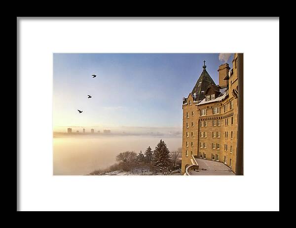 Edmonton Framed Print featuring the photograph Hotel Macdonald Edmonton by Mark Duffy