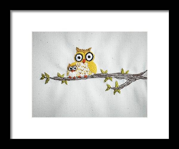 Owl Framed Print featuring the photograph How are Yoooo? by Carol Jorgensen