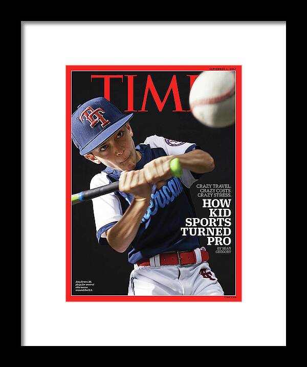 Sports Framed Print featuring the photograph How Kid Sports Turned Pro by Photograph by Finlay MacKay for TIME