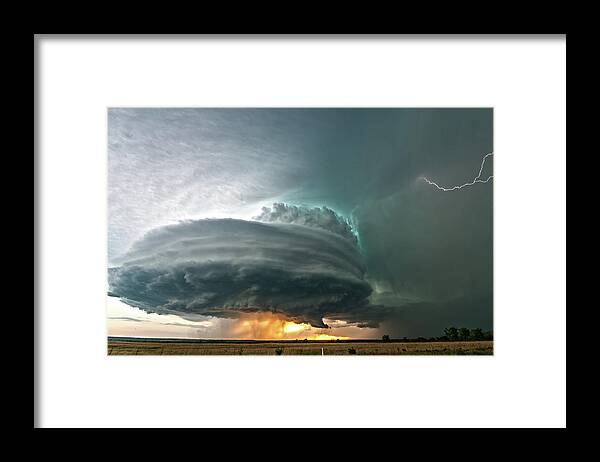 Weather Framed Print featuring the photograph Howard, Kansas by Colt Forney