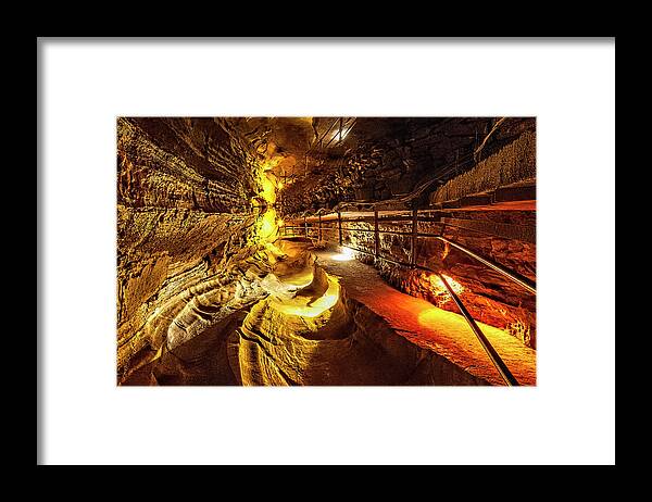 Howes Caverns Framed Print featuring the photograph Howes That Again? by Dan McGeorge