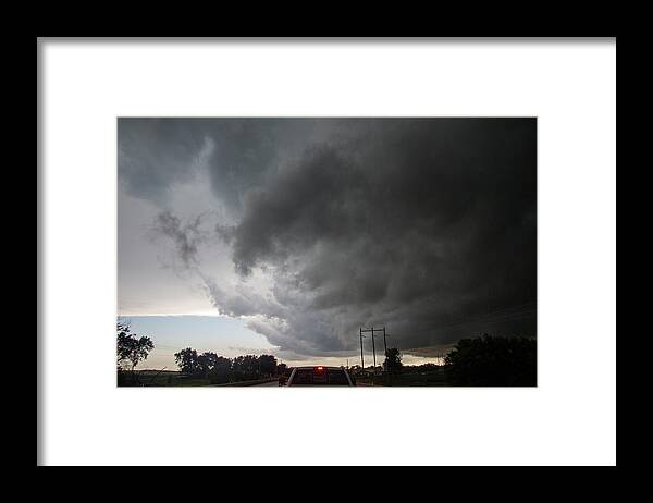 Nebraskasc Framed Print featuring the photograph HP Thunder 020 by Dale Kaminski