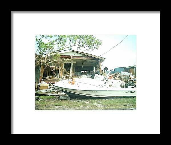  Framed Print featuring the photograph Hurricane Katrina Series - 6 by Christopher Lotito