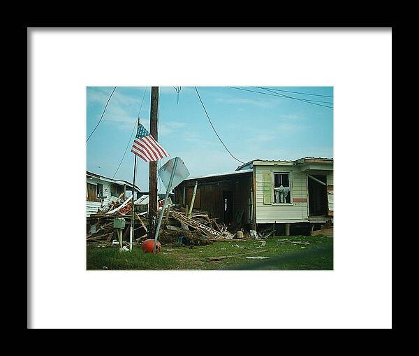  Framed Print featuring the photograph Hurricane Katrina Series - 7 by Christopher Lotito