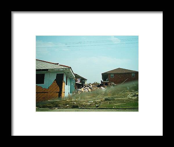 New Orleans Framed Print featuring the photograph Hurricane Katrina Series - 78 by Christopher Lotito