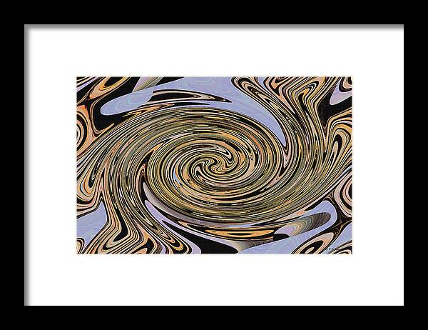 Hurricane Framed Print featuring the digital art Hurricane by Tom Janca