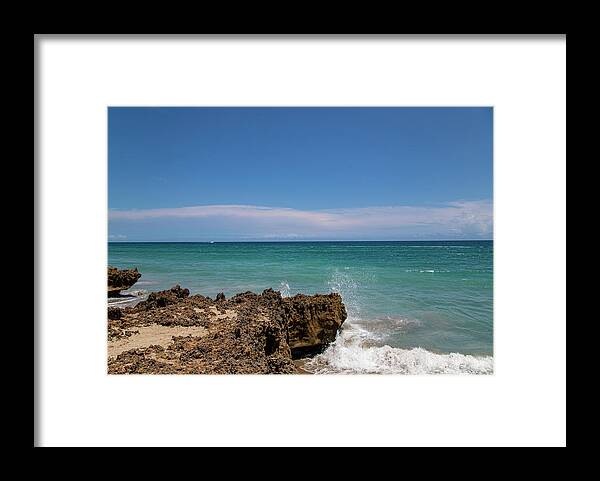 Beach Framed Print featuring the photograph Hutchinson Island, Florida by Dart Humeston
