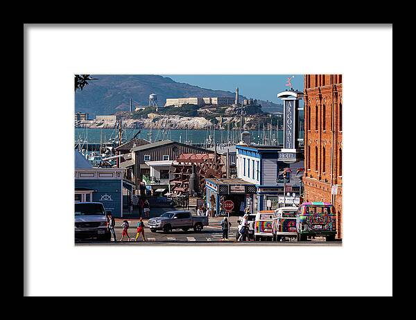  Framed Print featuring the photograph Hyde Street Pier by Louis Raphael