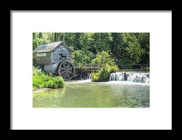 Hyde's Mill Framed Print featuring the photograph Hyde's Mill by GLENN Mohs