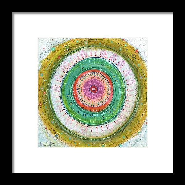 Determined Framed Print featuring the painting I Am Determined by Tanielle Childers