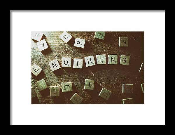 Squares Framed Print featuring the photograph I Got Nothing by Scott Norris