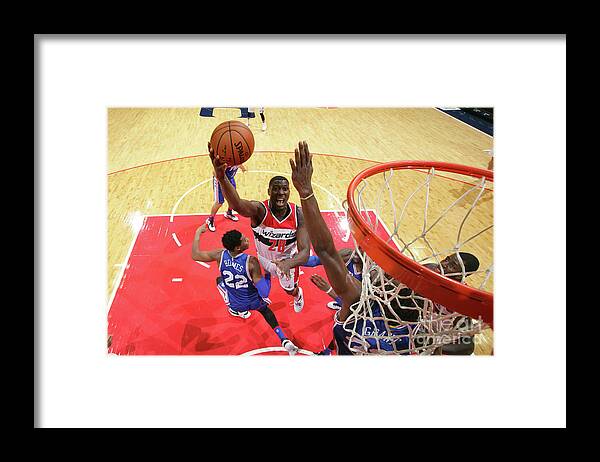 Nba Pro Basketball Framed Print featuring the photograph Ian Mahinmi by Ned Dishman