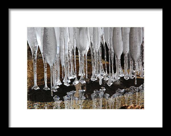 Winter Framed Print featuring the photograph Ice Art by Sean Sarsfield