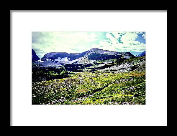  Framed Print featuring the photograph Ice Plateau by Gordon James