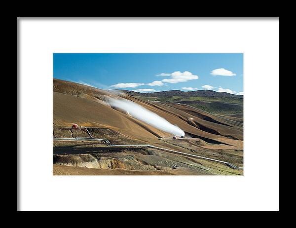 Camping Framed Print featuring the photograph Iceland - Krafla by Christoph Wagner