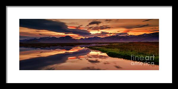 Iceland Framed Print featuring the photograph Iceland by Marco Crupi