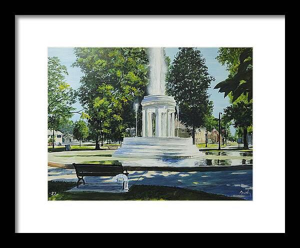 Marshall Michigan Framed Print featuring the painting Icon by William Brody