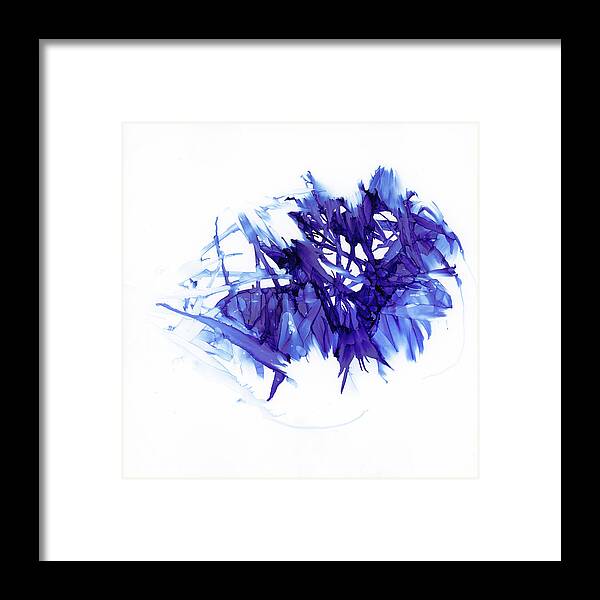 Bold Framed Print featuring the painting Icy by Christy Sawyer