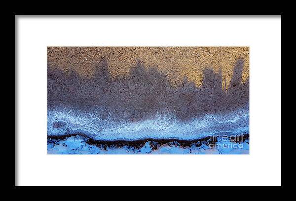 Abstract Framed Print featuring the photograph Icy landscape by Casper Cammeraat