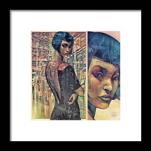 Pop Art Framed Print featuring the mixed media Idoru by Udo Linke