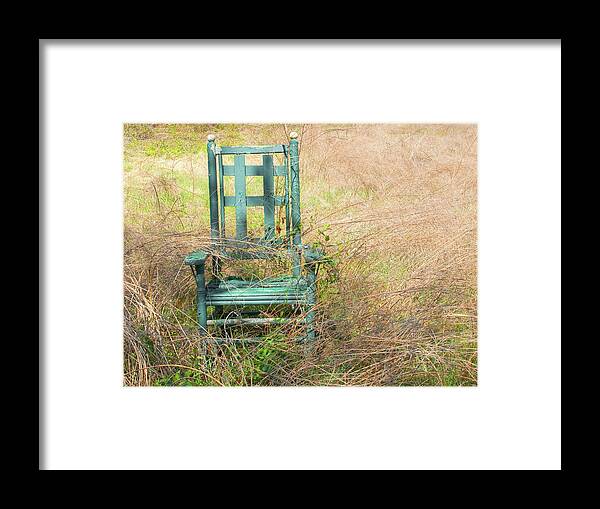 Chair Framed Print featuring the photograph If Chairs Could Talk by Blaine Owens